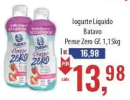 Supermercados BH Iogurte Líquido Batavo Pense Zero Gf oferta