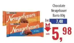Supermercados BH Chocolate Neugebauer Barra 80g oferta