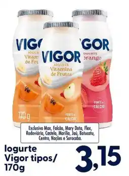 Confiança Supermercados Iogurte vigor tipos oferta