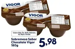 Confiança Supermercados Sobremesa sabor chocolate vigor oferta