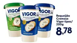 Confiança Supermercados Requeijão Cremoso Vigor tipos oferta