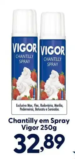Confiança Supermercados Chantilly em Spray Vigor oferta