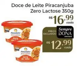 Dona de Casa Doce de leite piracanjuba zero lactose oferta