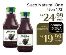 Dona de Casa Suco natural one uva oferta