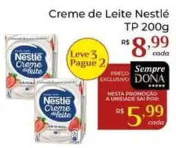 Dona de Casa Creme de Leite Nestlé oferta