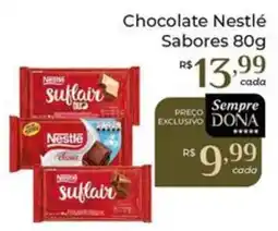 Dona de Casa Chocolate Nestlé Sabores oferta