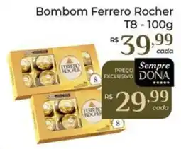 Dona de Casa Bombom Ferrero Rocher T8 oferta