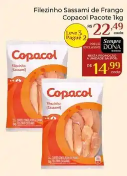 Dona de Casa Filezinho sassami de frango oferta