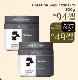 Dona de Casa Creatina Max Titanium oferta