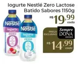 Dona de Casa Iogurte nestlé zero lactose batido sabores oferta
