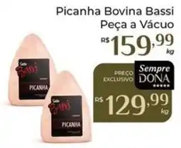 Dona de Casa Picanha bovina bassi oferta
