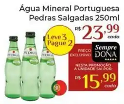 Dona de Casa Água Mineral Portuguesa Pedras Salgadas oferta