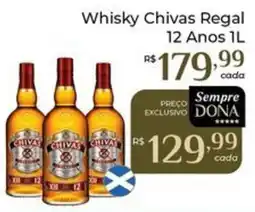 Dona de Casa Whisky Chivas Regal 12 Anos oferta