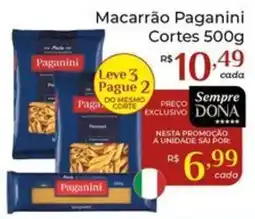 Dona de Casa Macarrão Paganini Cortes oferta