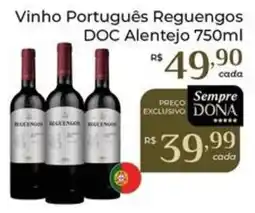 Dona de Casa Vinho Português Reguengos DOC Alentejo oferta