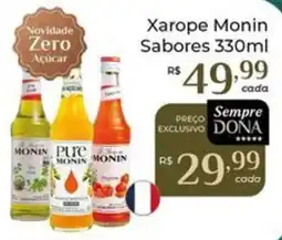 Dona de Casa Xarope Monin Sabores oferta