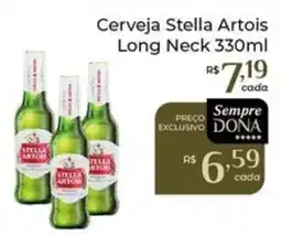 Dona de Casa Cerveja Stella Artois Long Neck oferta