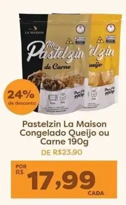 Mercadinhos São Luiz Pastelzin la maison congelado queijo ou carne oferta