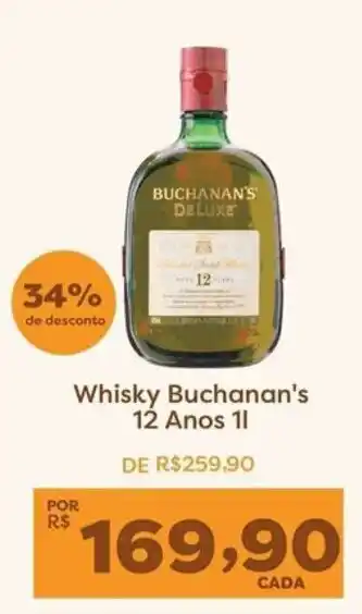 Whisky Buchanan's 12 Anos 1l