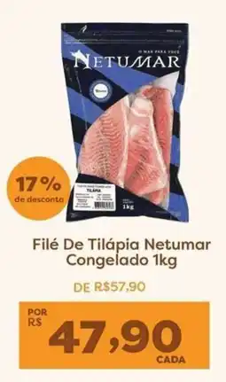Mercadinhos São Luiz filé de tilápia netumar oferta
