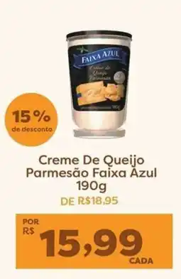 Mercadinhos São Luiz Creme de Queijo Parmesão Faixa Azul oferta