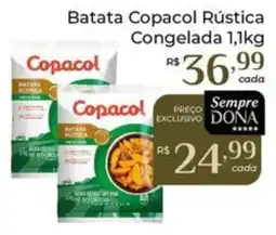 Dona de Casa Batata copacol rústica congelada oferta