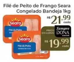 Dona de Casa Filé de Peito de Frango Seara oferta