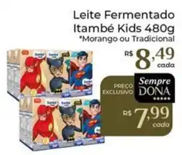 Dona de Casa Leite fermentado itambé kids oferta