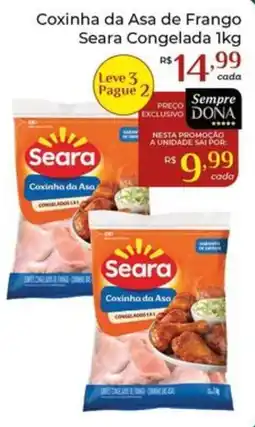Dona de Casa Coxinha da Asa de Frango oferta