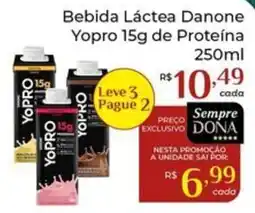 Dona de Casa Bebida Láctea Danone Yopro 15g de Proteína oferta