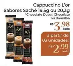 Dona de Casa Cappuccino L'or Sabores Sachê oferta