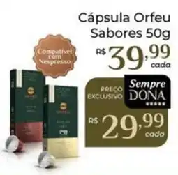 Dona de Casa Cápsula Orfeu Sabores oferta