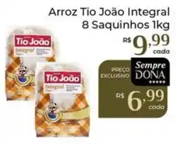 Dona de Casa Arroz tio joão integral oferta