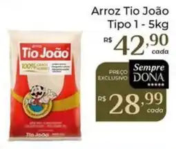 Dona de Casa Arroz tio joão tipo 1 oferta