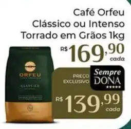 Dona de Casa Café Orfeu Clássico ou Intenso oferta