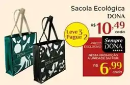 Dona de Casa Sacola Ecológica Dona oferta