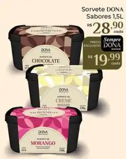 Dona de Casa Sorvete dona oferta