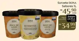Dona de Casa Sorvete dona sabores 1l oferta
