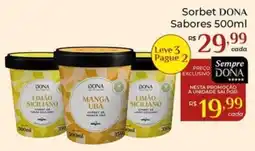Dona de Casa Sorbet dona oferta