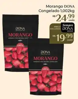 Dona de Casa Morango dona oferta