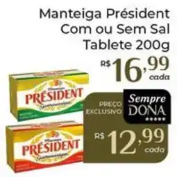 Dona de Casa Manteiga président com ou sem sal oferta