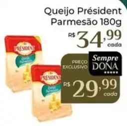 Dona de Casa Queijo President Parmesão oferta
