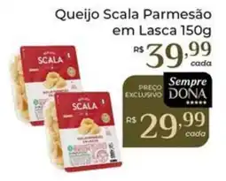Dona de Casa Queijo scala parmesão em lasca oferta