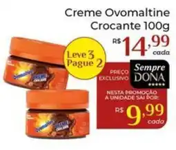 Dona de Casa Creme Ovomaltine Crocante oferta
