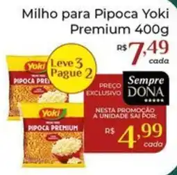 Dona de Casa Milho para Pipoca Yoki Premium oferta