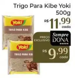 Dona de Casa Trigo para kibe yoki oferta