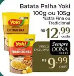 Dona de Casa Batata Palha Yoki oferta