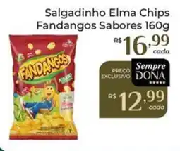 Dona de Casa Salgadinho Elma Chips Fandangos Sabores oferta