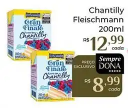 Dona de Casa Chantilly fleischmann oferta