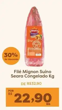Mercadinhos São Luiz Filé Mignon Suíno Seara Congelado Kg oferta